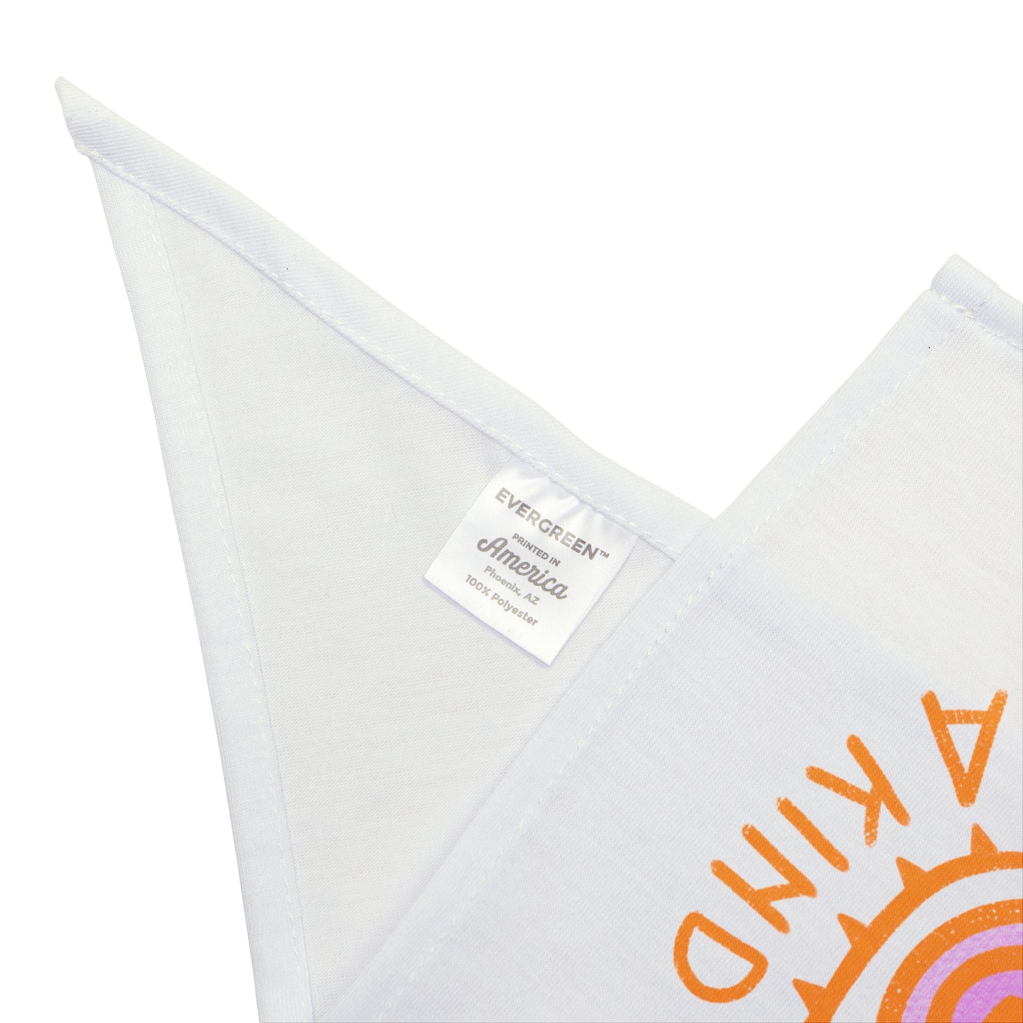 Blind & Hella Kind Pet Bandana - Orange
