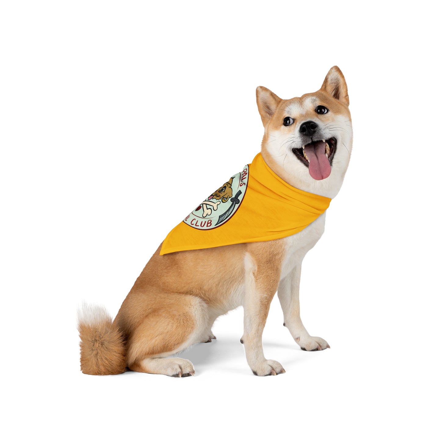 Pirate Pals Social Club Pet Bandana - Yellow