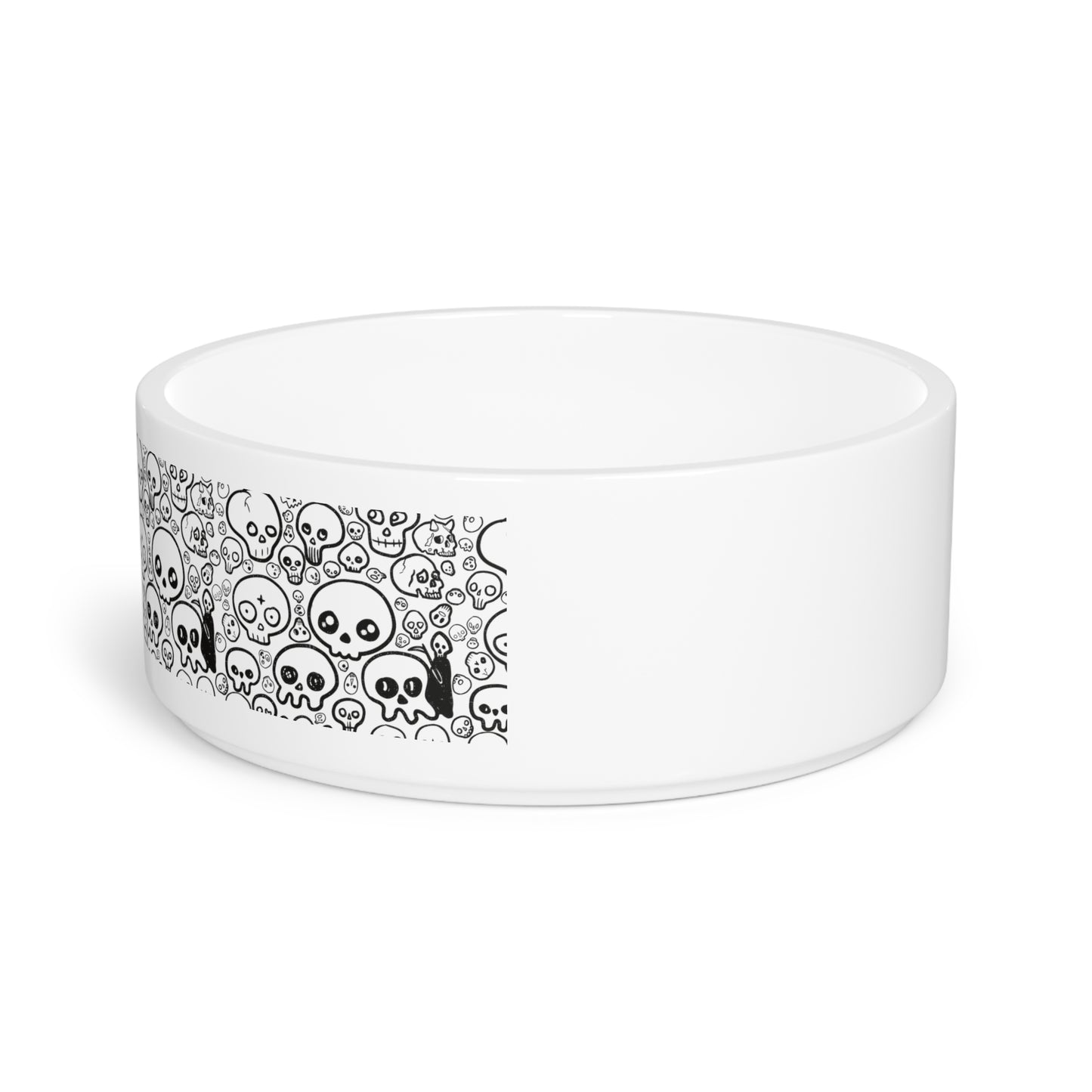 Skull Party Pet Dog or Cat Bowl