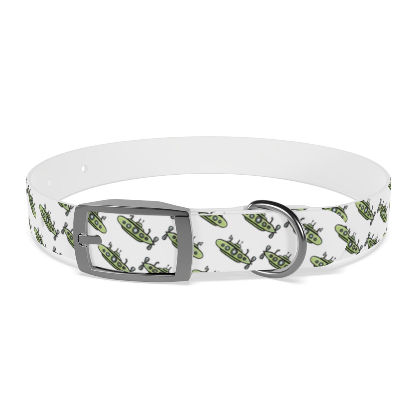 Green Submarine Dog Collar