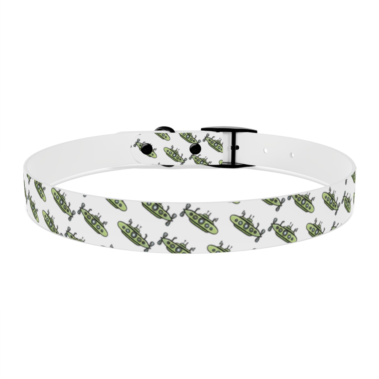 Green Submarine Dog Collar