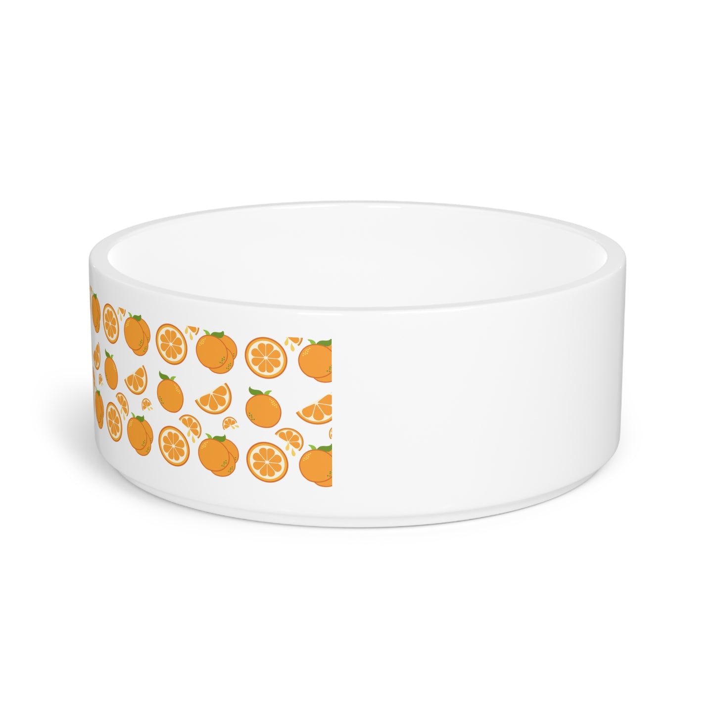 Orange Drops Pet Dog or Cat Bowl