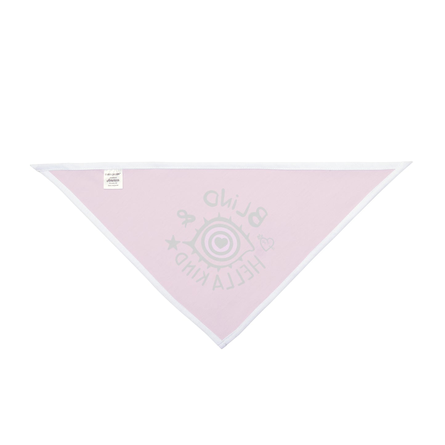 Blind & Hella Kind Pet Bandana - Black & Pink