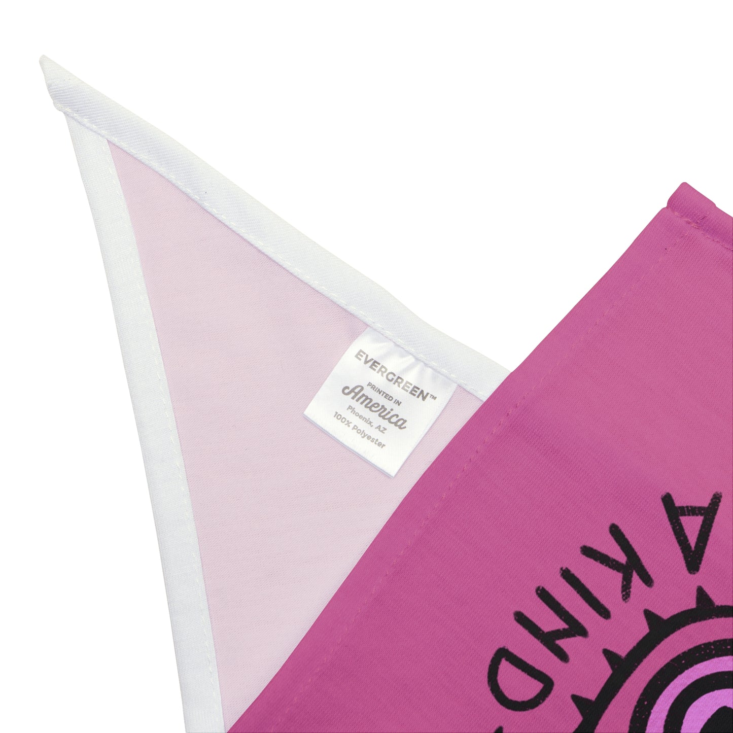 Blind & Hella Kind Pet Bandana - Black & Pink