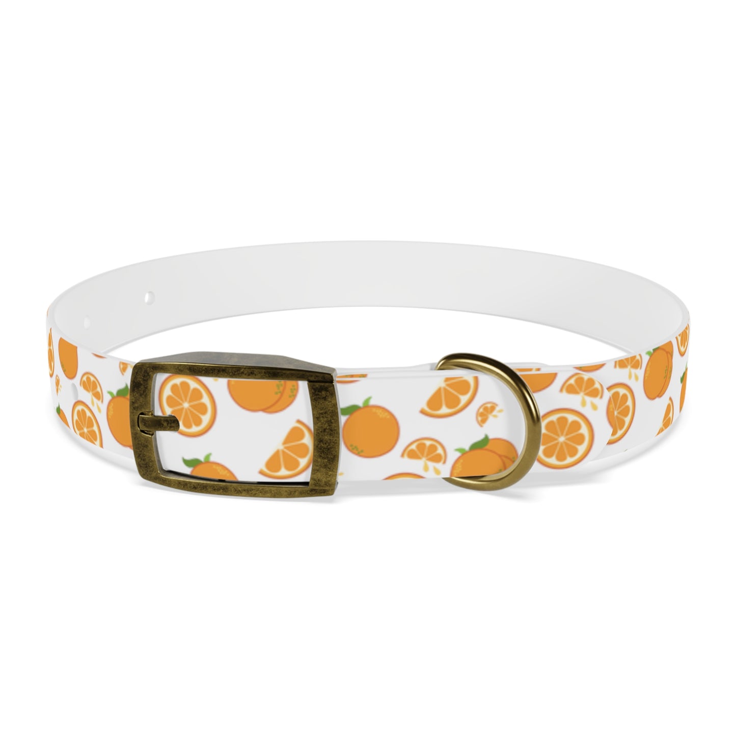 Orange Drop Dog Collar