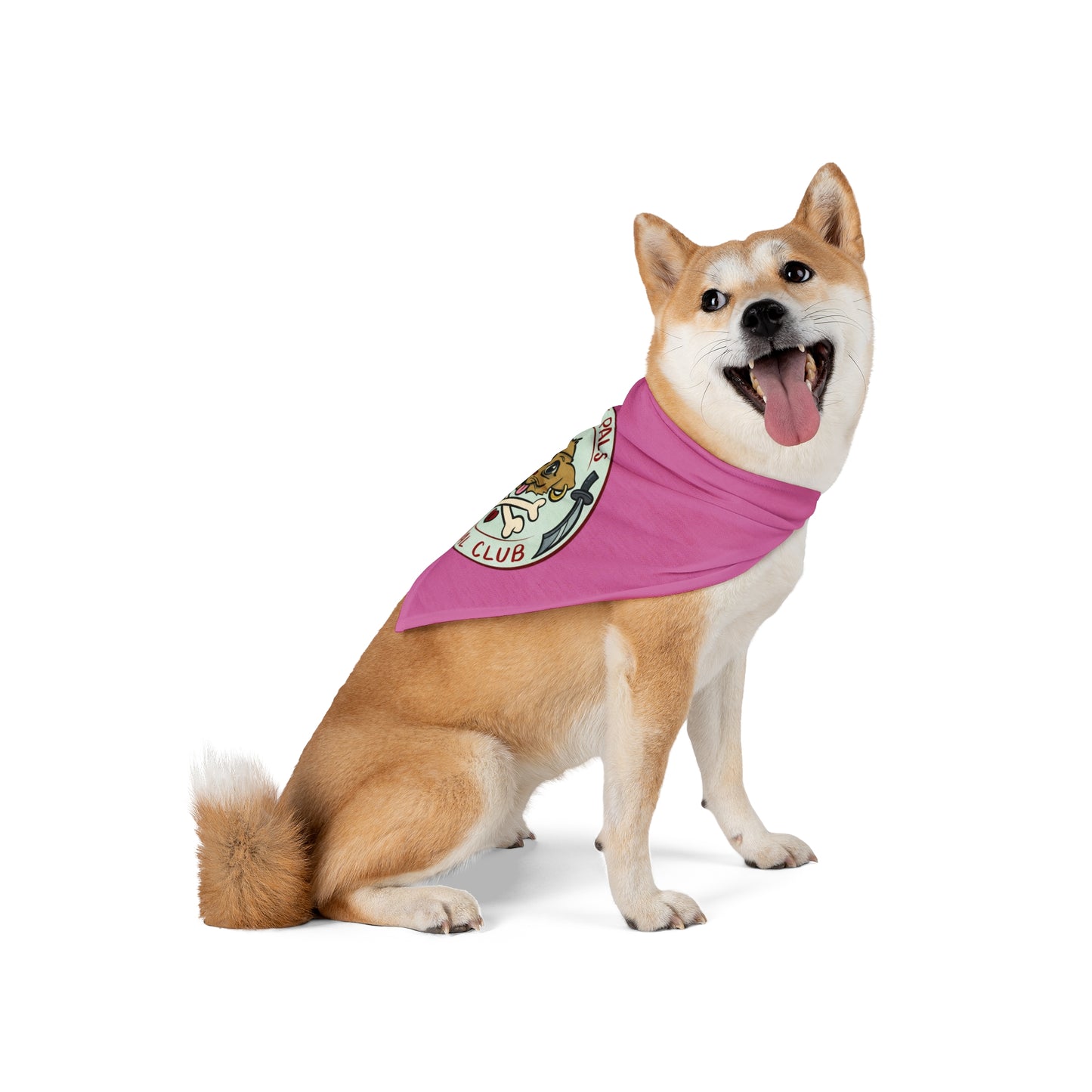 Pirate Pals Social Club Pet Bandana - Pink