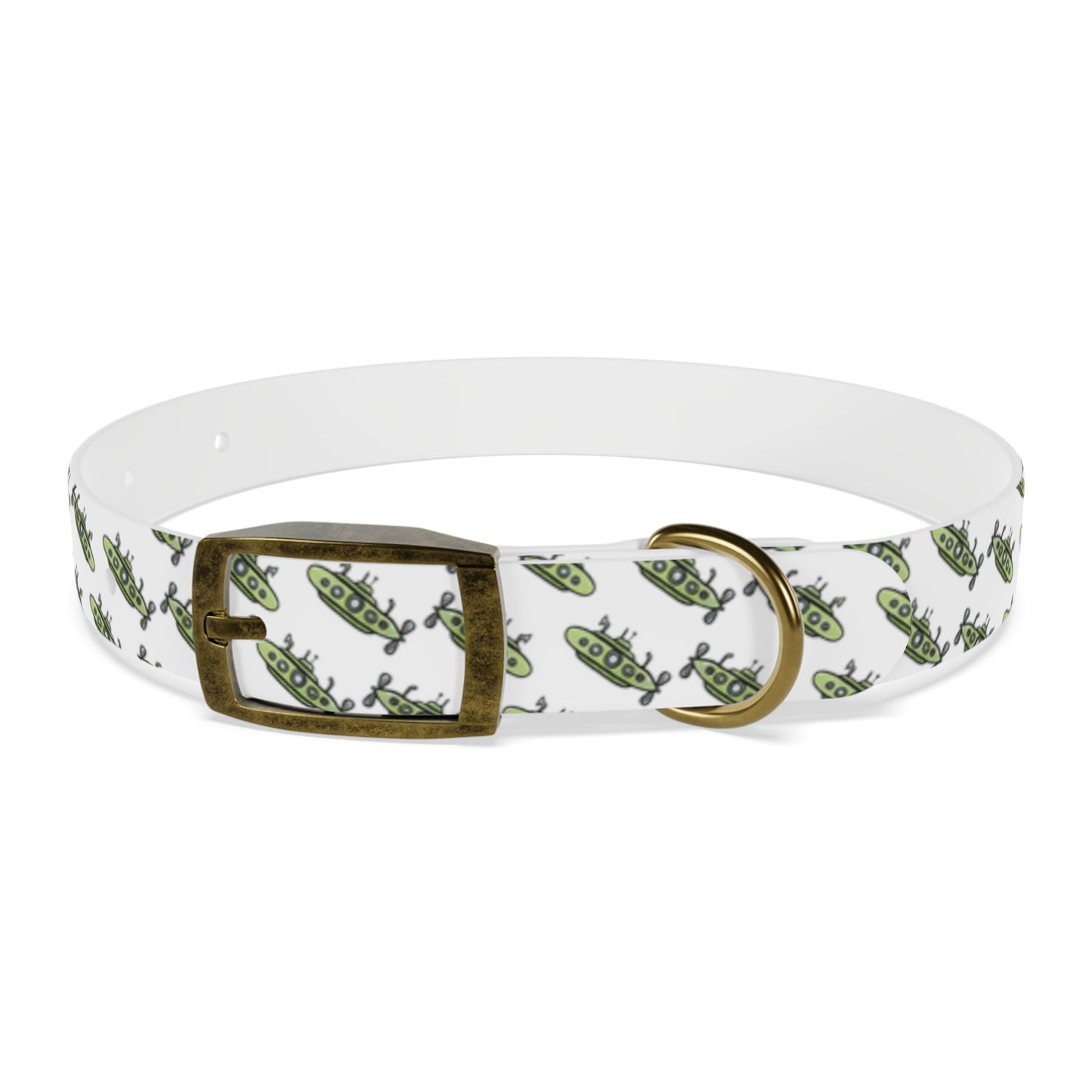 Green Submarine Dog Collar