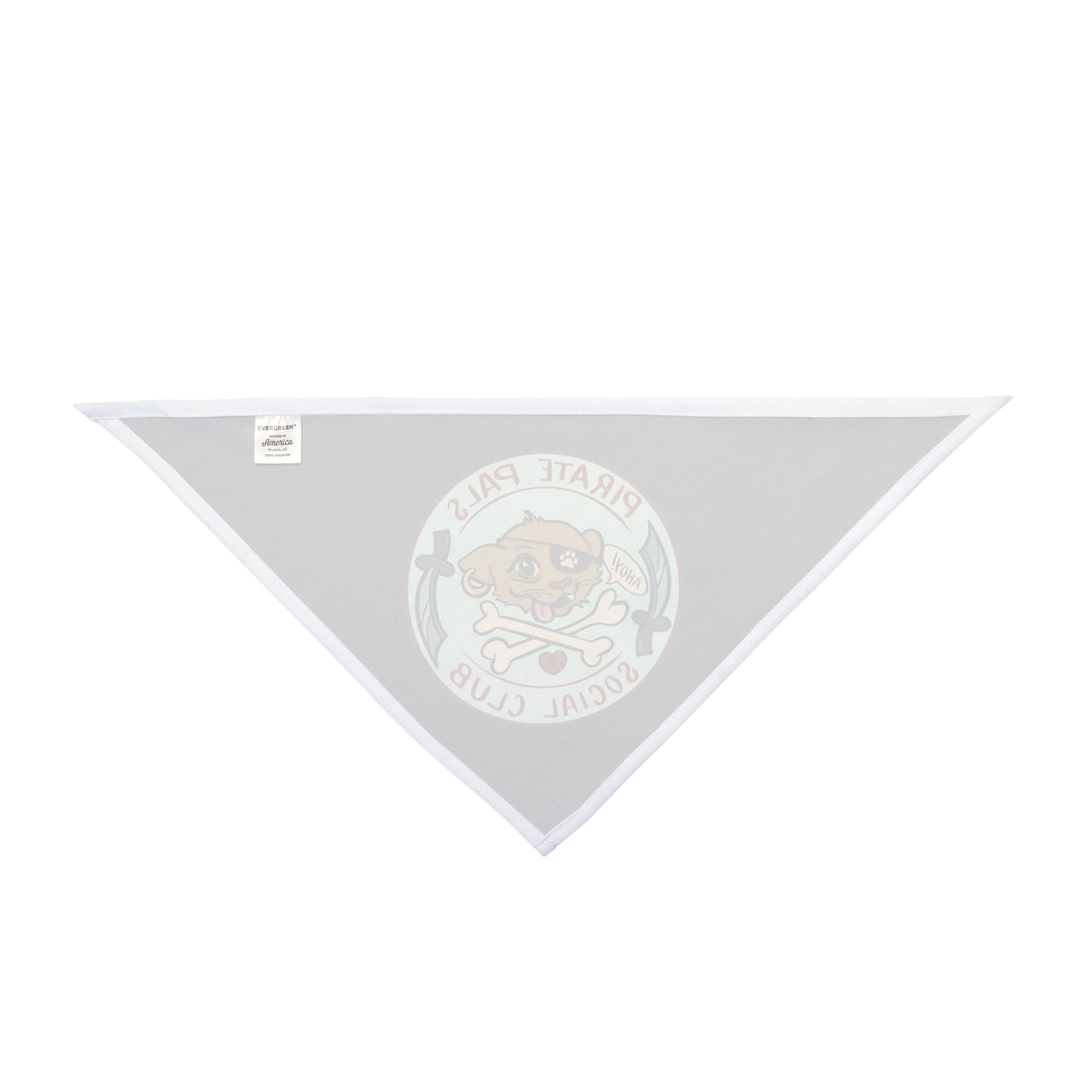 Pirate Pals Social Club Pet Bandana - Black