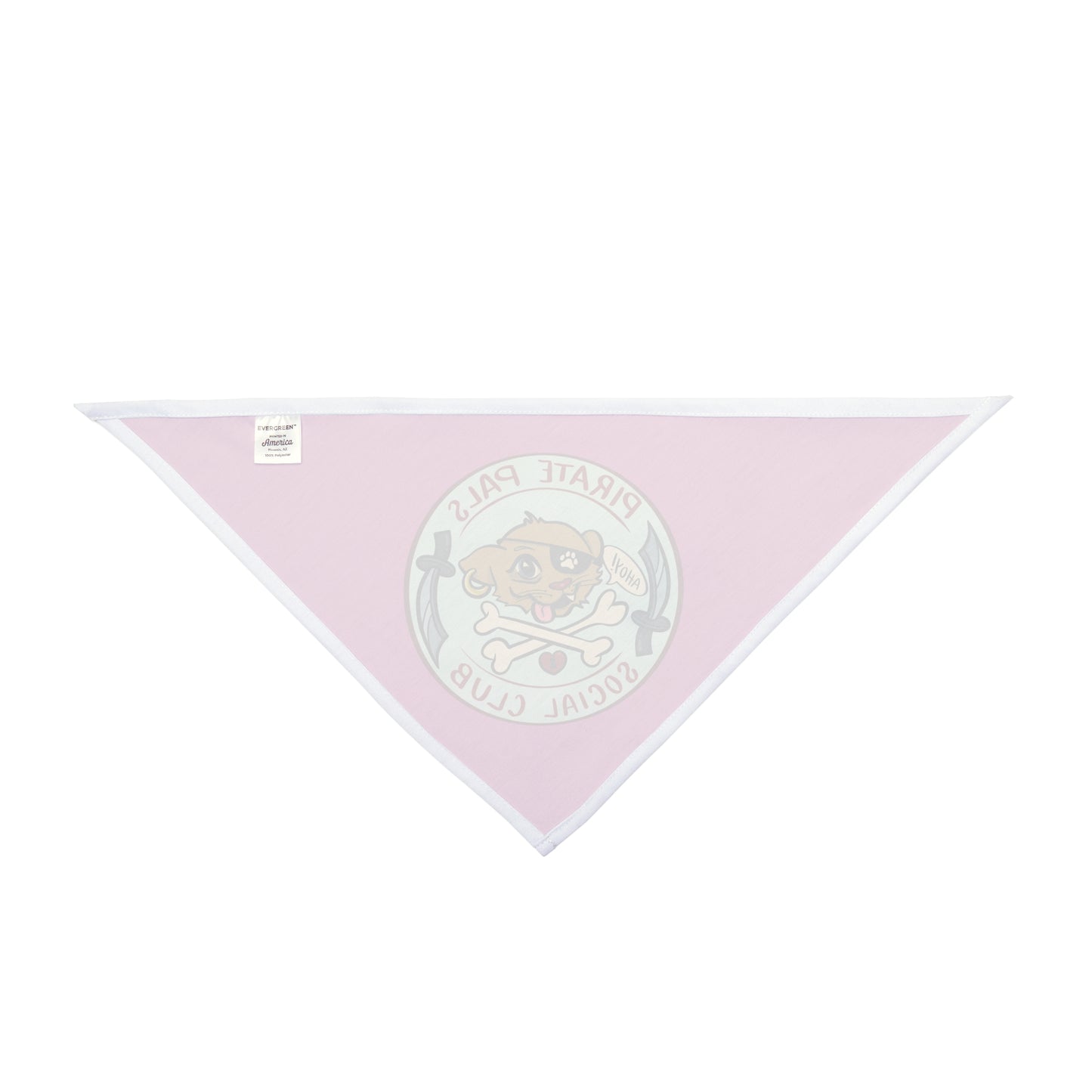 Pirate Pals Social Club Pet Bandana - Pink