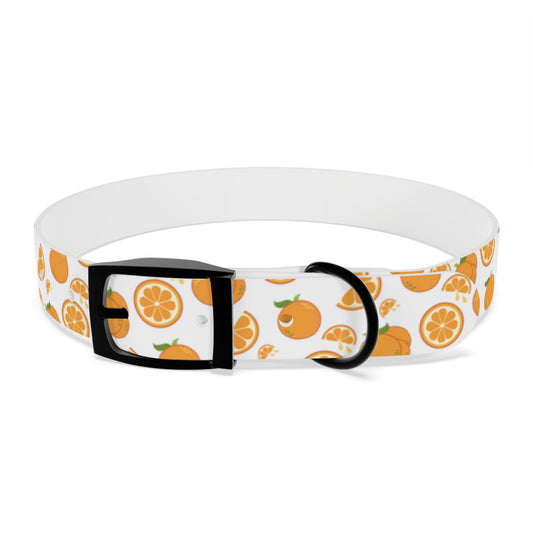 Orange Drop Dog Collar